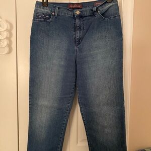 Gloria Vanderbilt Indigo Straight Leg Jeans